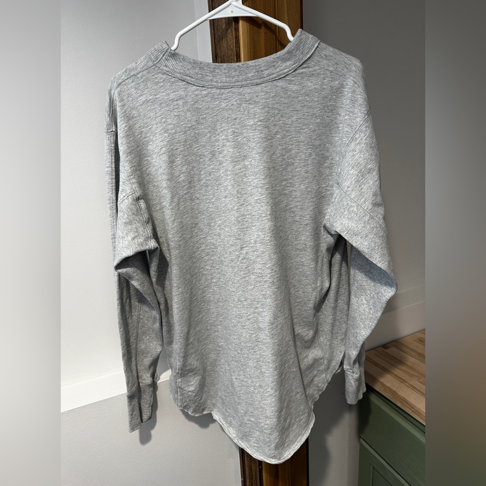 Aerie Heather Gray Long Sleeve Top